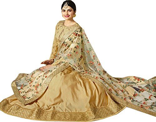 aria fabric's women's anarkali gown (vny-7178-b)