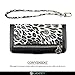 caseen Leopard Print iPhone 6 / 6S Wallet Case (Black/White) - Ferina Series
