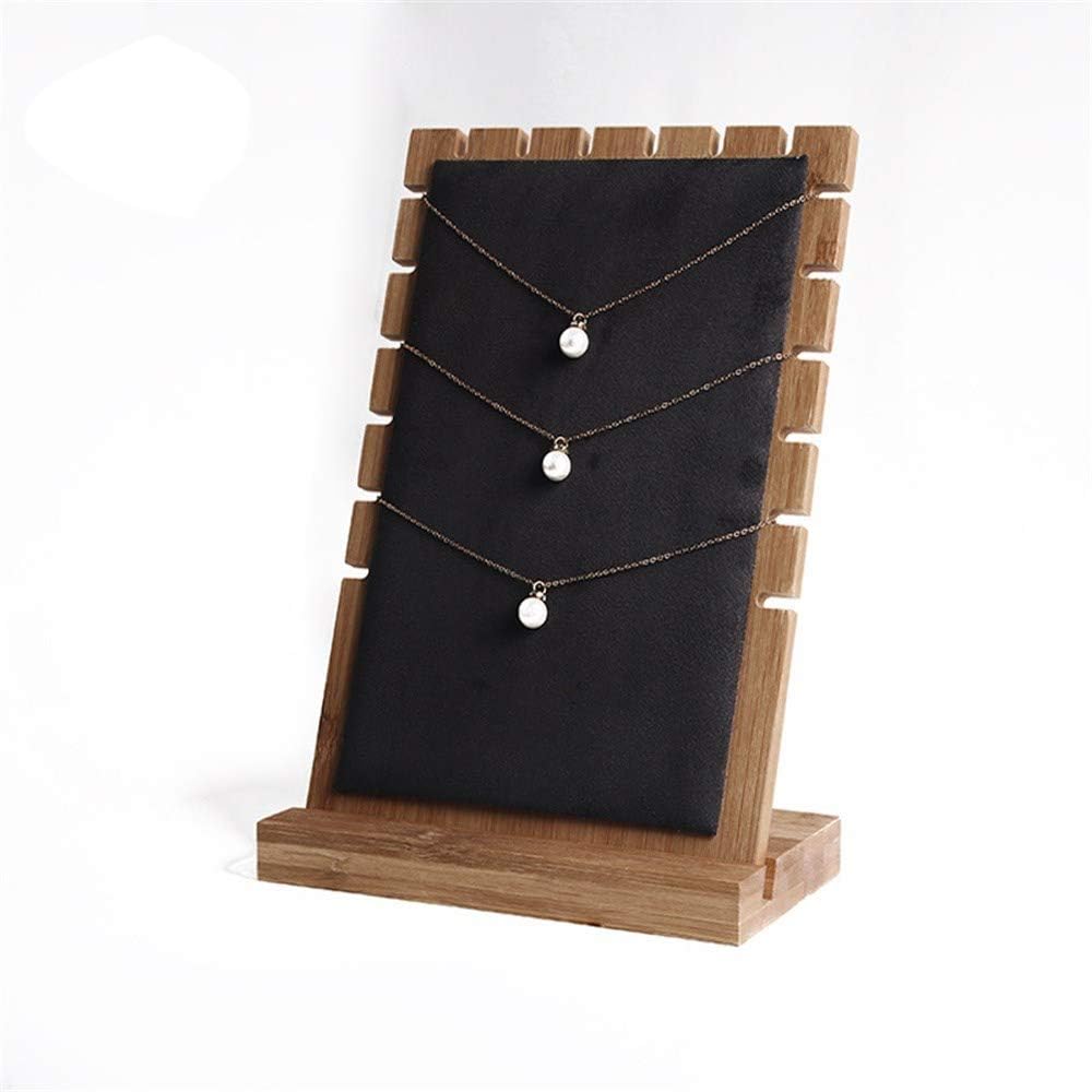 Espositore Per Gioielli In Legno - Supporto Per Collane E Bracciali, Bianco - Foto 2