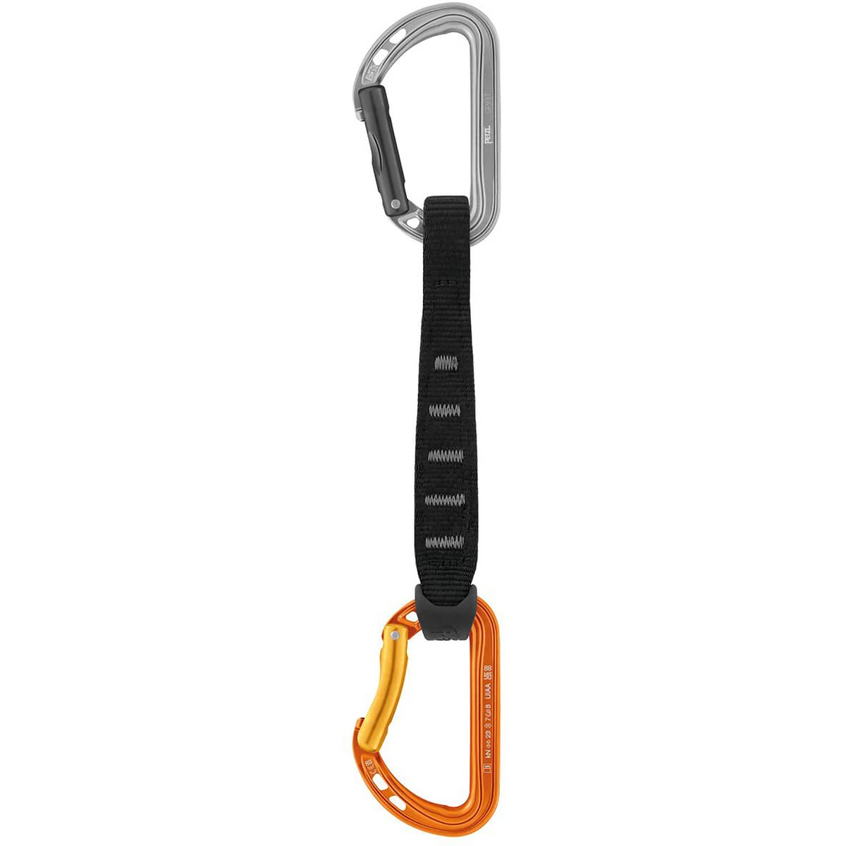 Petzl, Spirit Express, Light And Multipurpose Postponement, Orange/Black/Gray, 17Cm, Unisex Adult