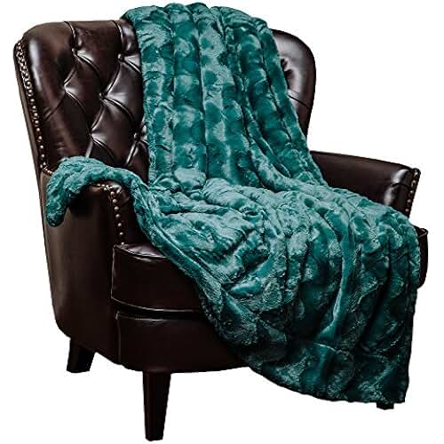 dark teal throw blanket