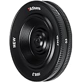 7artisans 18MM F6.3 Mark II UFO Lens for M4/3 Mount, APS-C,Prime Lens,Ultra-Thin Compact Mirrorless Cameras for Panasonic GM/