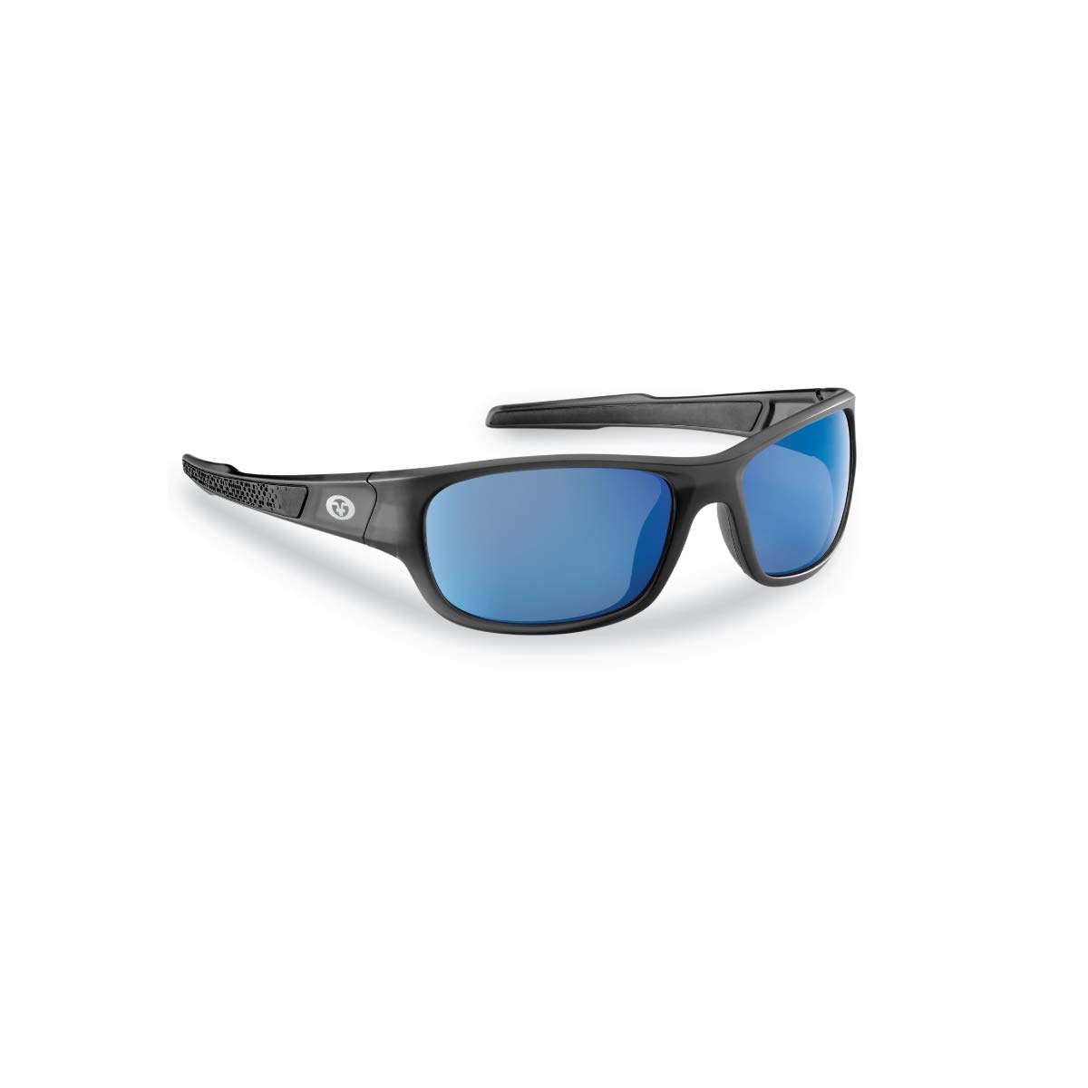 FLYING FISHERMAN LAST CAST POLARIZED SUNGLASSES (GRANITE FRAME/SMOKE-BLUE MIRROR LENS)