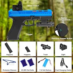 Upgraded Jm-X2 Gel Ball Surge Blaster Splatter with