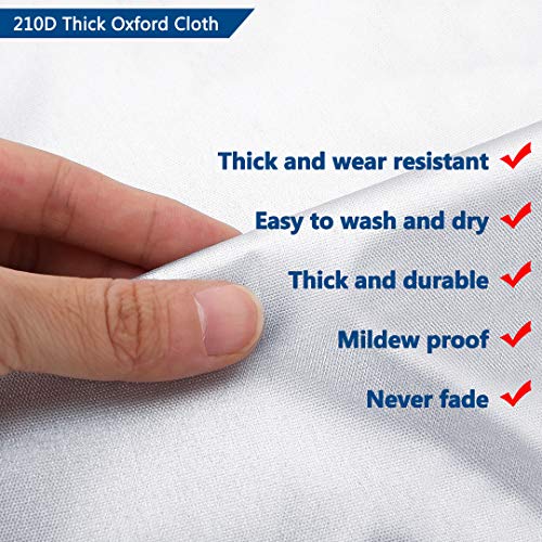 Aebitsry Seasonal Tire Storage Cover, Car Spare Tires Bag 210D Oxford Cloth Waterproof Dustproof Sonw and UV Protection Fit Up to 32" Tire Diameter - Thumbnail 2