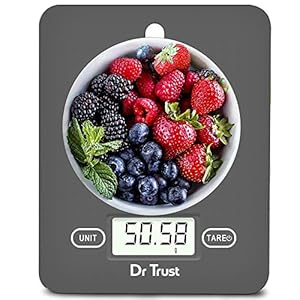 Dr Trust (USA) Electronic Kitchen Digital Scale Weighing Machine – 517 (Gray)