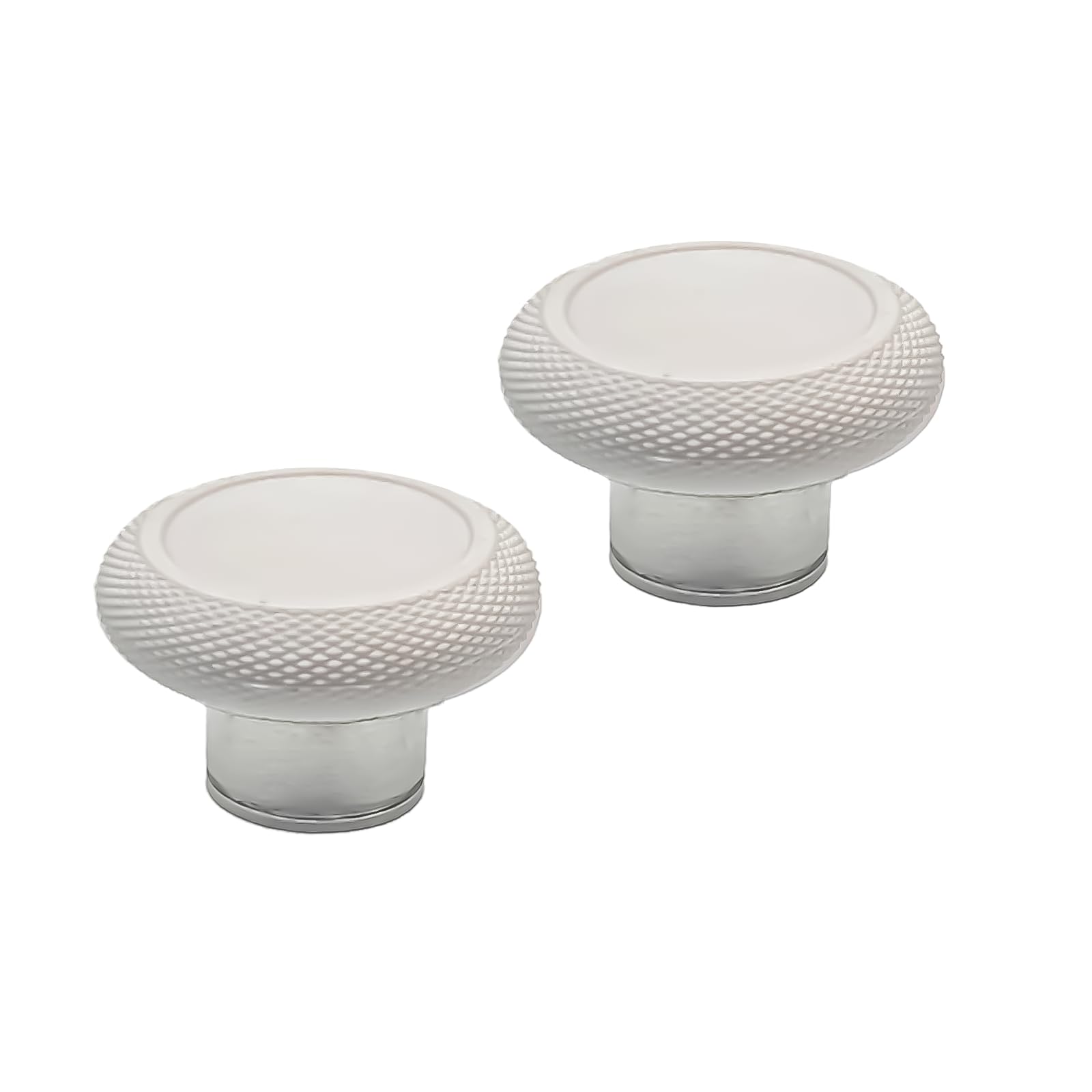 2 Pack Elite 2 Controller Short Thumbsticks Replacement for Xbox Elite Series 2 Controller,0.39in Standard Height Concave Magnetic Analog Short Joysticks for Elite Series 2 Core Controller (White)