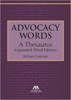 Advocacy Words, A Thesaurus