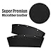 MATCC 2PCS Car Pocket Organizer Synthetic Leather Gap Filler Car Seat Slit Pocket Storage Catcher Pad Side Console Black