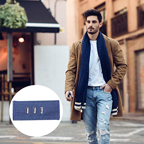Pants Waist Extenders 4-Pack, Hook Extenders for Pants, Dress, Khakis and Jeans, Adjustable Fit Men or Women