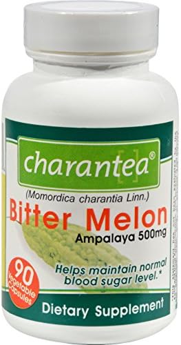 Charantea Bitter Melon - 500 mg - 90 Vegetarian Capsules