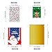 Tinksky Christmas Drawstring Gift Bags Set Assorted Styles Gift Drawstring Wrapping Xmas Goody Bags for Wrapping 30 Pack
