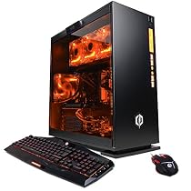 CYBERPOWERPC Gamer Supreme Liquid Cool SLC8460A Desktop Gaming PC (Intel i7-7700K 4.2GHz, AMD RX 480 8GB, 32GB DDR4 RAM, 3TB 7200RPM HDD, 512GB NVMe SSD, WiFi, Win 10 Home), Black