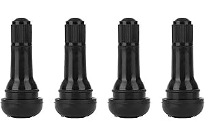 ACCRETION TR413 Rubber Snap-in Tire Valve Stem (Set of 4)