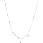 Sorority Shop Zeta Tau Alpha Necklace - ZTA Greek Letters Necklace, Silver Plated Sorority Gifts, Long-Lasting Zeta Tau Alpha Gifts for Women