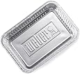 Weber 6415 Small 7-1/2-Inch-by-5-inch Aluminum Drip Pans, Set of 10