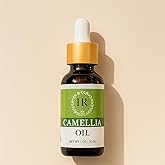 Hope Ridge Naturals Camellia Seed Oil, Silken Hydration, Lightweight Facial Oil, Rich in Antioxidants, For Dry, Sensitive, Mature Skin, Multi-use for Face, Hair, Nails