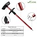 Booms Fishing R2 Hook Remover Aluminium Squeeze-Out Fish Hook Tools 10 Inches Red