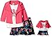 Dollie & Me Girls' Mock Jacket Floral Skirt Set