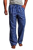 CYZ Men's 100% Cotton Poplin Pajama Lounge Sleep Pant-F1701-M