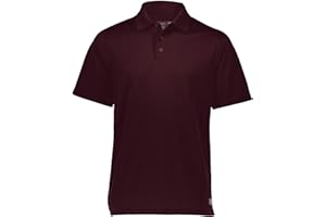 Russell Athletic Men's Power Performance Polo-Premium Dri-fit Shirt, Perfect for Golf, Tennis, and Athletic Activities