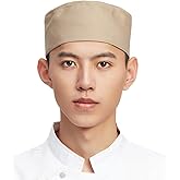 Hyzrz Unisex Chef Hats Adjustable Kitchen Cooking Caps with Breathable Mesh Top