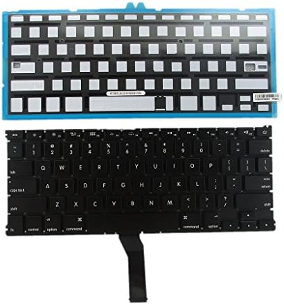 US Layout Replacement Keyboard With Backlit for MacBook Air 13¡± A1369 A1466 MC965 MD226 MD231 MD232 MD760 MD761 MJVE2 MJVG2 661-6059 661-6635 661-7480 922-9646 922-9968 923-0129 923-0443