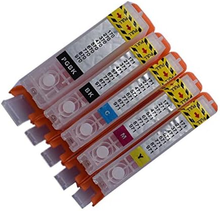 HAMISS PGI-470 PGBK 470 471 CLI-471 refillable ink cartridge refill permanent chip For canon PIXMA MG6840 MG5740 TS5040 TS6040 printer