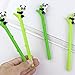 NUOLUX 8Pcs Cute Gel Ink Pen Cartoon Panda Hugs Bamboo Roller Ball Pens Black Ink 0.5mm