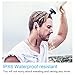 Sports Headphones GUSGU Wireless Earphone Stereo Sports Earbuds in Ear Bluetooth Headphones with Magnetic Design for Running(Noise Cancelling Mic,Snug Silicon Earbuds)