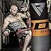 RDX MMA Sparring Gloves Martial Arts, Muay Thai, Kickboxing, Ventilated Open Palm for Grappling, Karate Mitts for Adults