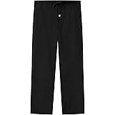 U2SKIIN Mens 100% Cotton Lightweight Pajama Pants Sleep Pj Bottoms Comfy Lounge Pants with Pockets and Button Fly