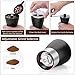 Manual Coffee Mill Grinder with Ceramic Burrs, Two Clear Glass Jars 5.5 oz each, Stainless Steel Handle,Suitable for Camping and Home Use [Newly Upgraded]