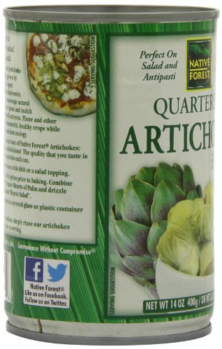 6 Native+Forest+Artichoke+Quartered+14+Ounce