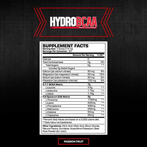 ProSupps® HydroBCAA® BCAA/EAA Full Spectrum Matrix, 7g BCAAs, 3g EAAS