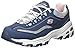 Skechers Sport Women's D'Lites Memory Foam Lace-up Sneaker,Navy/White Life Saver,7 M US