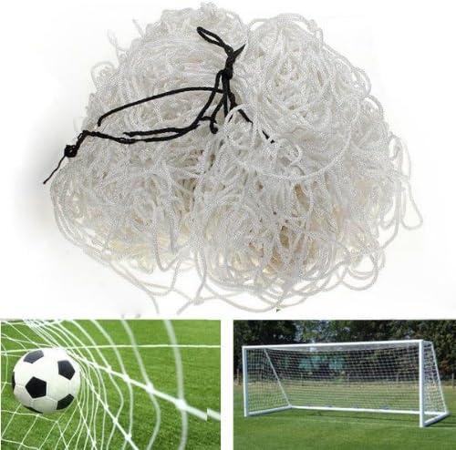 Football Net 6x4ft Soccer Goal Post Straight Flat Back Post Net