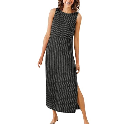Amazoncom Twinsmall Boho Long Dress Womens Casual Loose
