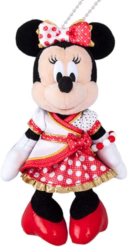 Amazon ベリーベリーミニー グッズ ぬいぐるみバッジ ミニー マウス ぬいば チェーンバッジ ぬいぐるみ バッジ ディズニー ミニー ディズニーランド 限定 アニメ 萌えグッズ 通販