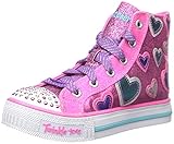 Skechers Kids Shuffles Starlet Pose (Little Kid), Hot Pink/TURQUOISE, 10.5 M US Little Kid