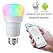 LAKES LED Smart WiFi Light Bulb, 7W (60W Incandescent Equivalent), RGB Multicolor Compatible with Alexa Google Home Assistant, Decorative Lamp for Christmas, Halloween, Festival, Party, Pack of 1