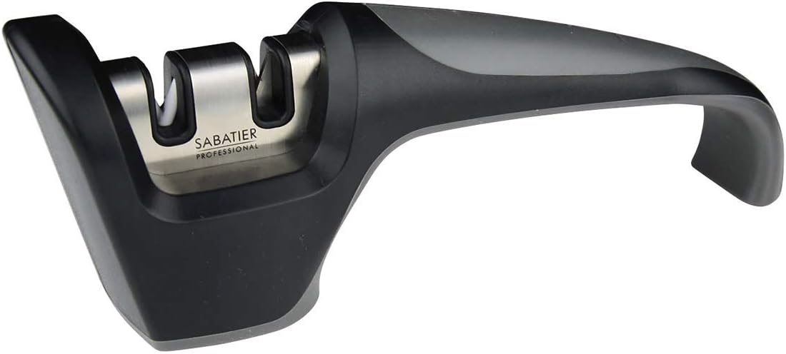 Professional Two Stage Knife Sharpener, Sabatier, Easy to Use Sabatier Two Stage Sharpener