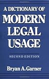A Dictionary of Modern Legal Usage