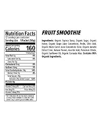 Licuado de frutas Honey Stinger orgánica para mascar, 1.8 onzas (empaque de 12 unidades)