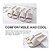 WILLIAM&KATE Spring Summer Unisex Household Slipper Casual Anti-Slip Bathroom Slippers Soft Lightweight Sandal Indoor&Outdoor Couple Slippers,Khaki,9-9.5D US/43-44