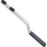 Malco DS2 Offset Handle Duct Stretcher | 16-Inch Professional HVAC Tool | Eliminates Knuckle Contact | Adjustable Wheels &amp; Low Profile Anodized Aluminum Body