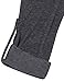 Messic Women's Casual 3/4 Sleeve Shirts Loose Fit V Neck Button Up Tunic Tops (39#Carbon Black, XX-Large)