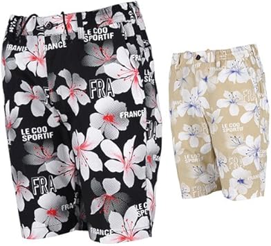 Amazon 15春夏 ボタニカルプリントコットンショートパンツ Qg85 ルコックスポルティフ Le Coq Sportif スポーツ アウトドア