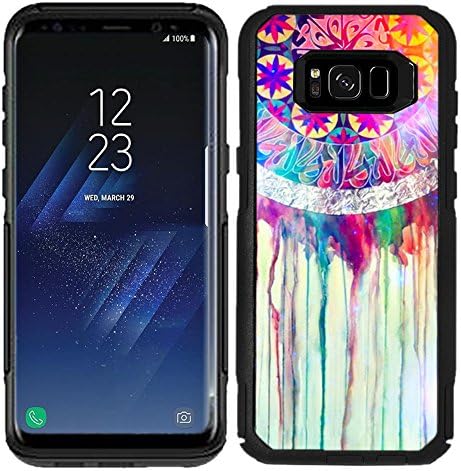 Protective Designer Vinyl Skin Decals / Stickers for OtterBox Commuter Samsung Galaxy S8 Plus Case -Dream Catcher Painting Design Patterns - Only SKINS and NOT Case - by [TeleSkins]