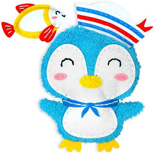 C.S. Kids Magic World DIY Personalised Sewing Kit - Penguin, Muliti-Colour, 25 cm - Image 3